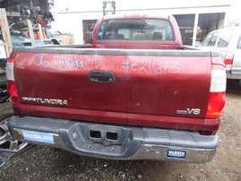 2006 Toyota Tundra SR5 Burgundy Crew Cab 4.7L AT 2WD #Z21673